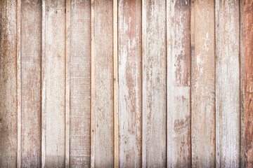 Weathered old wood wall texture brown light bright vintage vertical background , copy space