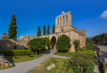 Fototapeta na wymiar Bellapais Abbey monastery - Kyrenia (Girne) Northern Cyprus