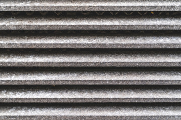 Iron sewer grate texture background. Horizontal lines