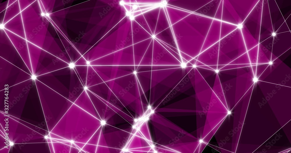 Aufkleber background abstract dynamic plexus futuristic technology. 3d rendering 3d illustration