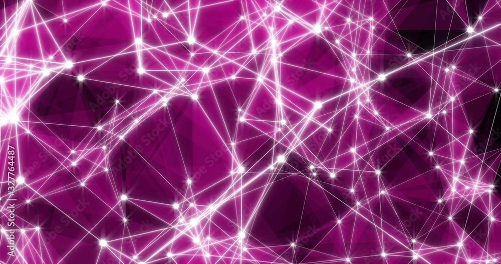 Aufkleber background abstract dynamic plexus futuristic technology. 3d rendering 3d illustration