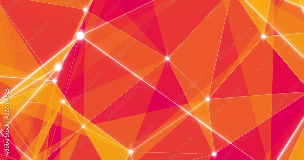 Aufkleber background abstract dynamic plexus futuristic technology. 3d rendering 3d illustration