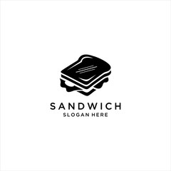 Sandwich logo template, Suitable for restaurant and cafe logo