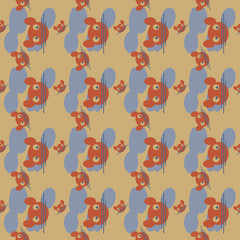 Abstract pattern graphic. Seamless vector pattern geometric background.