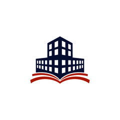 Fototapeta premium Real estate book icon isolated on white background