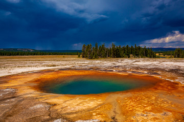 Opal Pool in Yellowstone