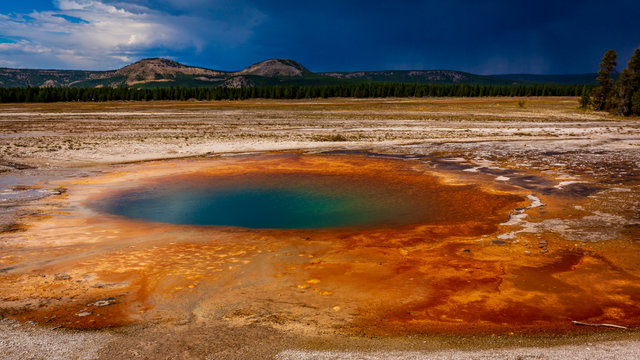 Opal Pool in Yellowstone