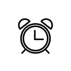 Alarm clock icon vector