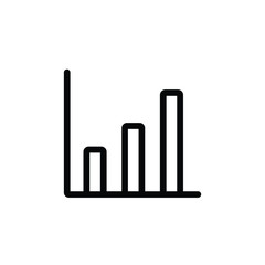 Graph icon vector