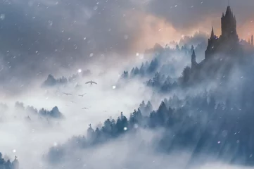 Keuken foto achterwand Fantasie landschap winter fantasy landscape