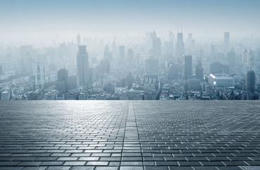 Shanghai city skyline