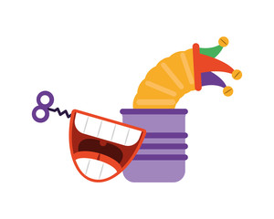 icons april fools day on white background © djvstock