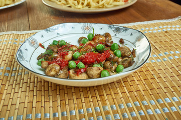 Matar Mushroom Curry