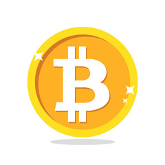 Golden bitcoin digital
