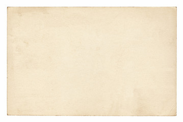 Vintage paper background isolated - clipping path included