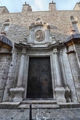 Fototapeta na wymiar San Martin church facade in Valencia, Spain