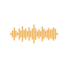Sound waves vector illustration