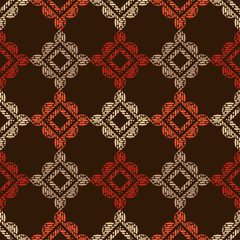 Polka dots ornament. Hatch. Seamless pattern. Vector illustration for web design or print.