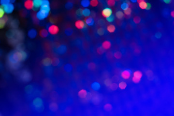 elegant bokeh background. Seasonal cooling light decorative abstract