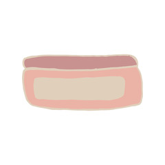 Skin care cosmetic hand drawn vector illustration. Cream, parfume, Serum drop and Face gel or lotion icons. 24 hour face care cream protection. Medical skin cosmetic.