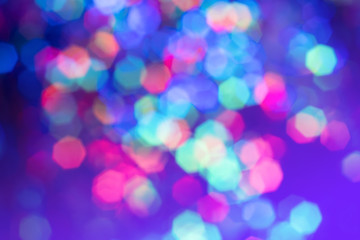 elegant bokeh background. Seasonal cooling light decorative abstract