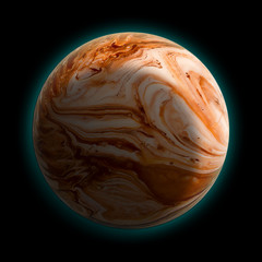 Alien 3d Planet