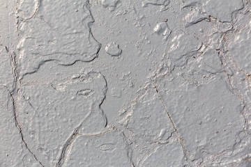 texture of gray peeling paint
