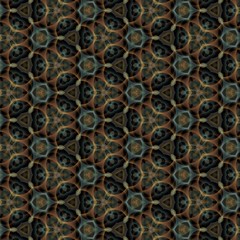 Abstract kaleidoscope background. Ornament for website, corporate style, fashion design and house interior design, as well for hand crafts and DIY. Endless texture.