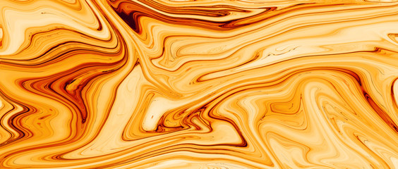 orange and white liquid color oil paint.