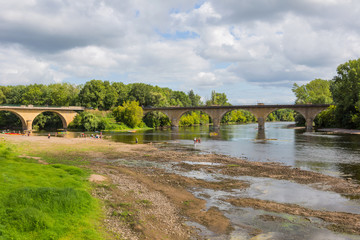 Dordogne and Vezere at Limeuil