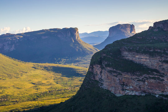 Canyons from Chapada Diamantina viewed from Morro do Pai In&aacute;cio