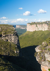 Canyons from Chapada Diamantina viewed from Morro do Pai Inácio