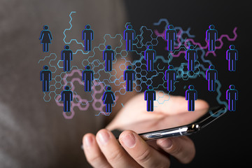 human social network and leadership as concept