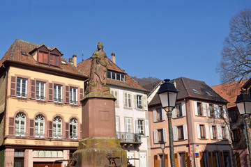 Obraz premium Typical Alsatian architecture - Colmar – France 014