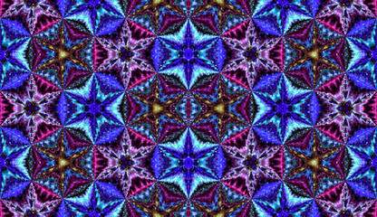 Bright seamless pixelated mosaic pattern background.