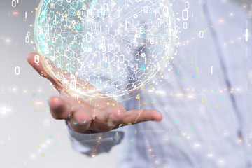 internet net and data digital concept.