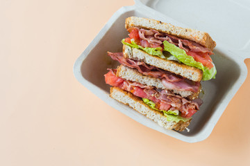 A BLT is a type of sandwich, named for the initials of its primary ingredients, bacon, lettuce and...