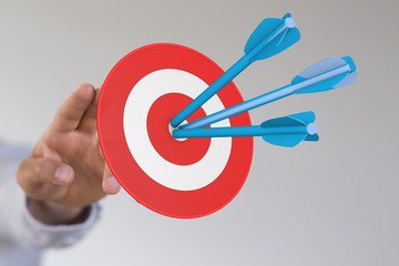  makes a dart throw on the target. The concept of persistence in business..