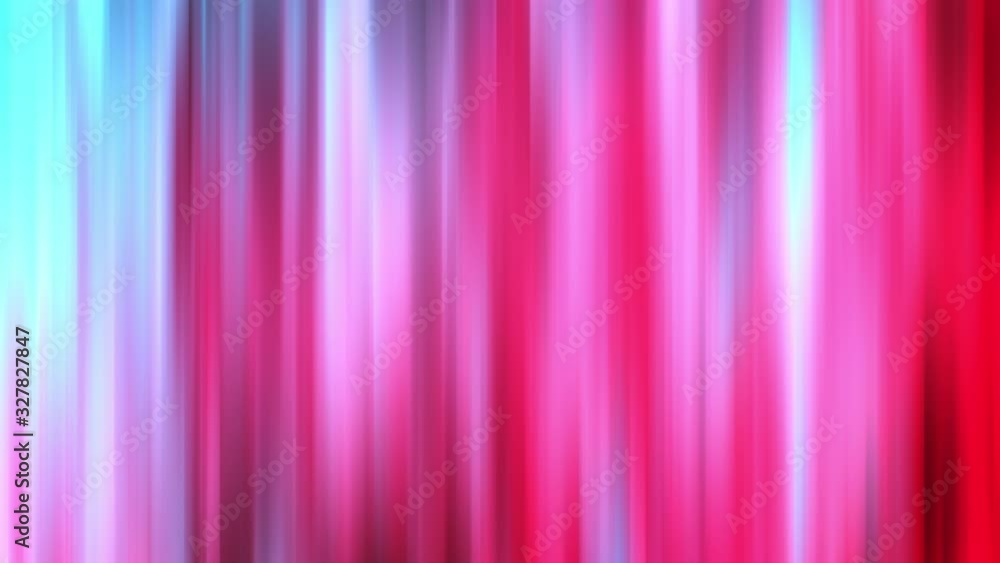 Poster Seamless looping abstract colorful geometric gradient stripe line technology motion. Bright pink and blue diagonal stripes video animation smooth color transition for fashion and technology background