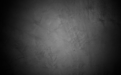 Old wall texture cement dark black gray  background abstract grey color design are light with white gradient background.