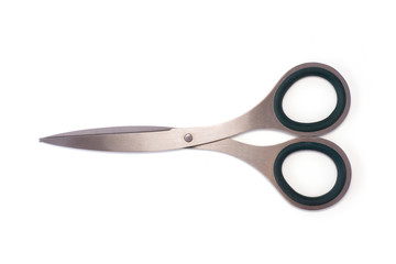 metal scissors isolated on white background