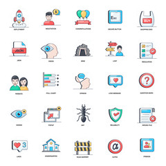  Pack of Business Flat Icons 