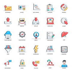  Social Network Flat Icons Pack 