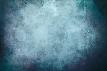 grungy blue canvas background or texture