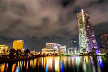 神奈川県 横浜 みなとみらいの夜景