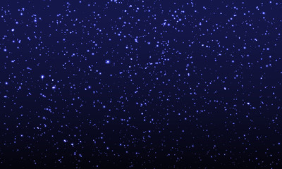 Space Stars Background. Vector Illustration