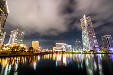 神奈川県 横浜 みなとみらいの夜景
