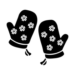 Baking gloves icon vector sign and symbols