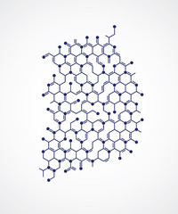 Korea Biomedical Map Molecular Structure Controlling Virus Prevention Campaign