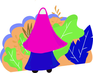 cute muslim women use the niqab